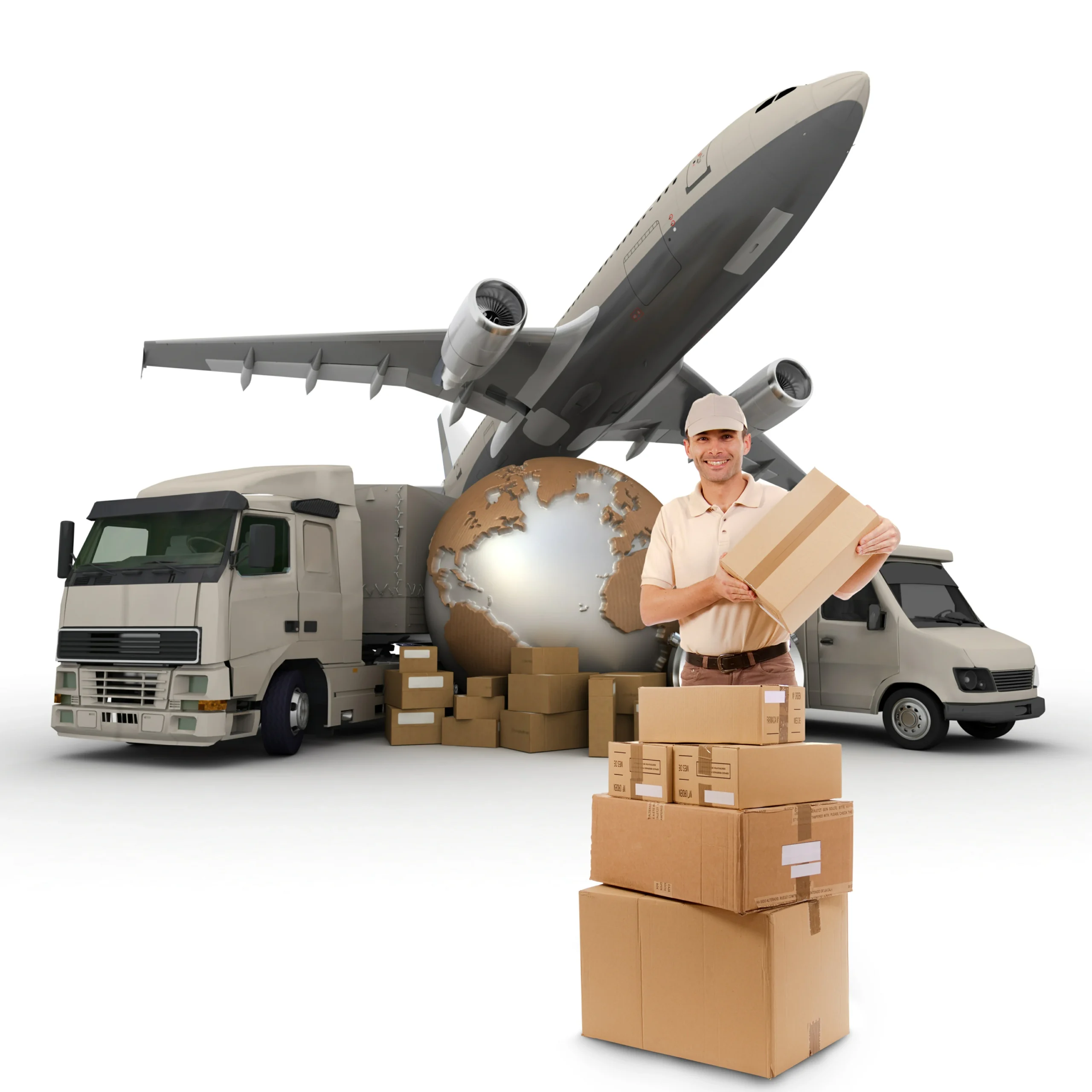 International logistics delivery personnel